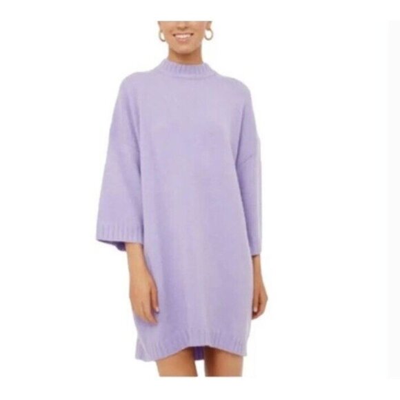 Tuckernuck Dresses & Skirts - Tuckernuck Women Dress XL Sweater Knit Thistle Knit Maxine‎ Lavender Purple NWT
